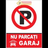 Indicator de interzicere pentru parcare  interzisa